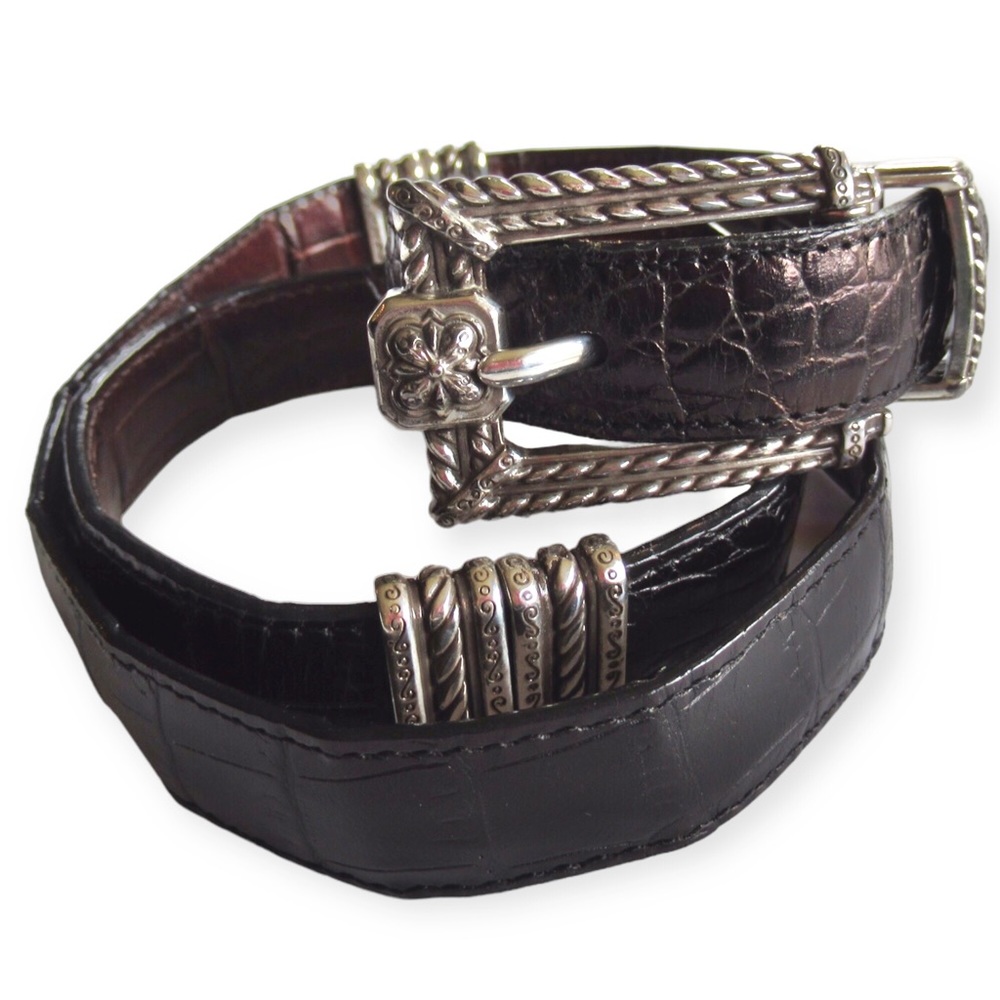 Brighton Leather Reversible Belt Vintage